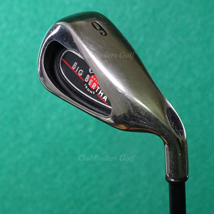 Callaway Big Bertha 2004 Single 6 Iron Factory RCH 75i Graphite Light