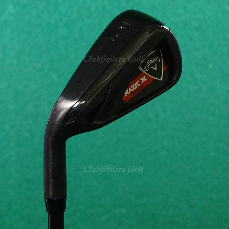LH Callaway RAZR X Black Single 6 Iron Factory I-65G Graphite Seniors