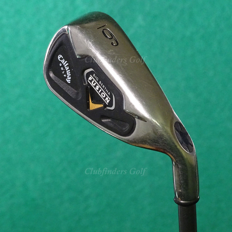 Callaway Big Bertha Fusion Single 6 Iron Factory RCH System 75i Graphite Firm