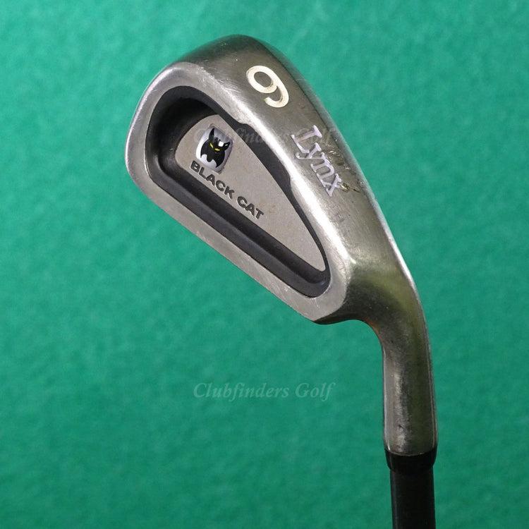Lady Lynx Original Black Cat Single 6 Iron Unifiber Flare Graphite Ladies