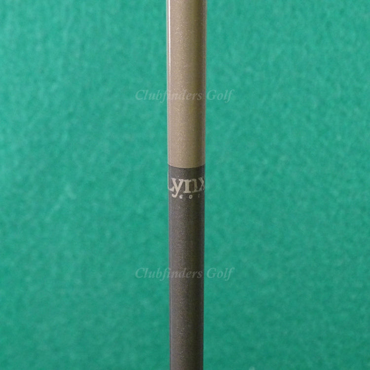 Lynx Silver Cat Titanium Single 8 Iron Factory Dual Flare Graphite Seniors