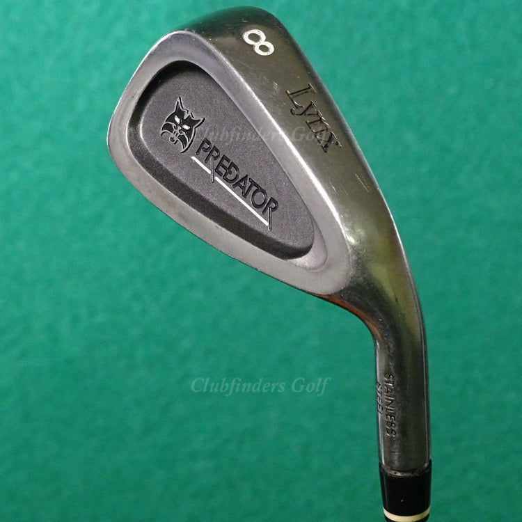 Lynx Predator Stainless Steel Single 8 Iron Factory True Temper Steel Regular