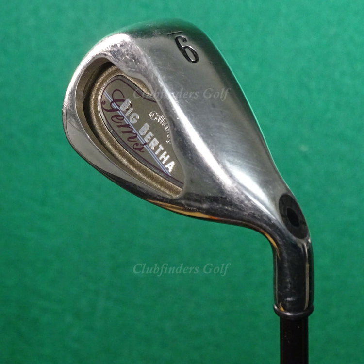 Lady Callaway Big Bertha 2004 Gems Single 9 Iron Gems 65i Graphite Ladies