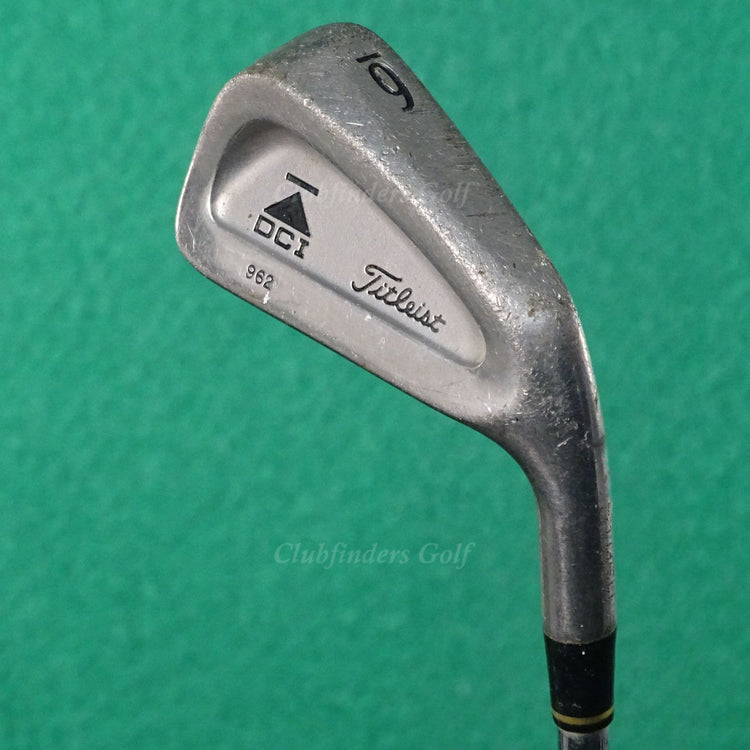 Titleist DCI 962 Single 6 Iron True Temper Dynamic Gold S300 Steel Stiff *READ*