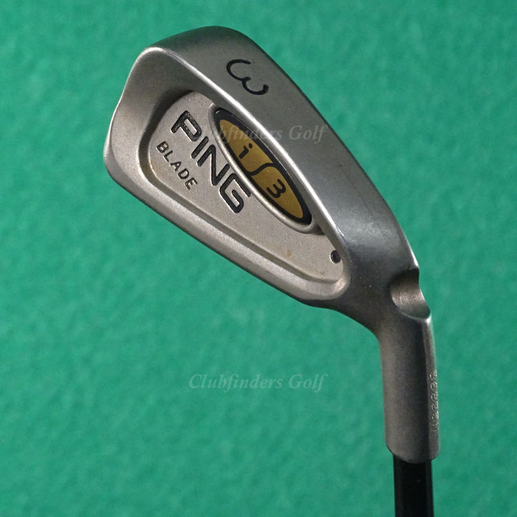 Ping i3 Blade Black Dot Single 3 Iron Factory Aldila 350 Series Graphite Regular