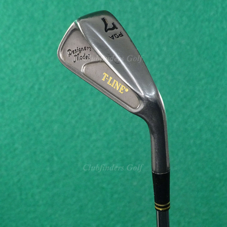 PGA Designer's Model T-Line Single 7 Iron True Temper TT Lite Steel Stiff