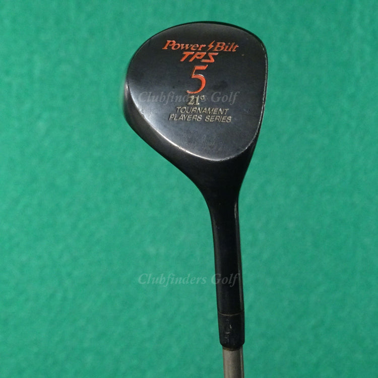 VINTAGE PowerBilt TPS Blackout Fairway 21° 5 Wood Factory Steel Stiff