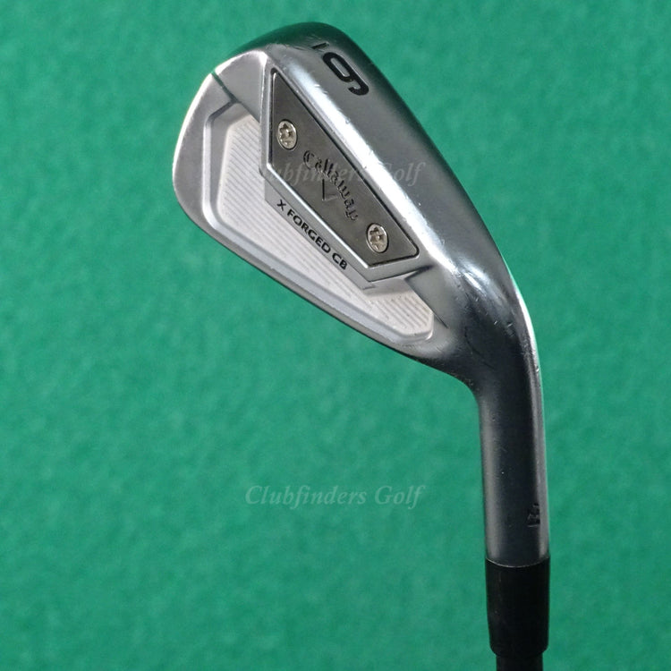 Callaway X Forged CB '21 Single 6 Iron True Temper TI DG Onyx S400 Steel Stiff