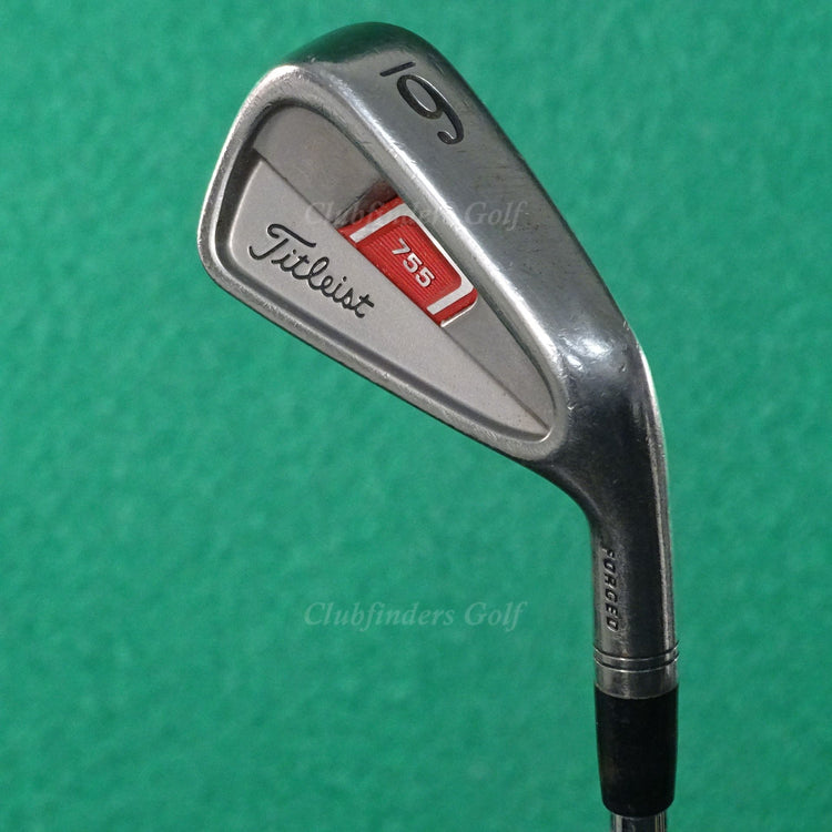 Titleist 755 Forged Single 6 Iron True Temper Dynalite Gold Steel Stiff