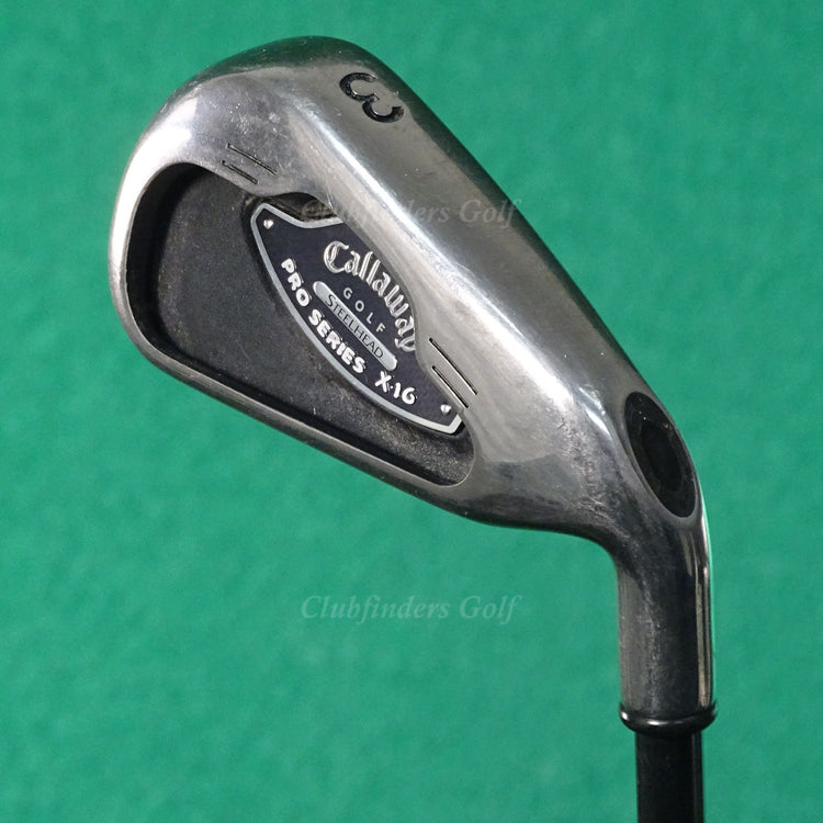 Callaway Steelhead X-16 Pro Series Single 3 Iron RCH Pro M75i Graphite Stiff