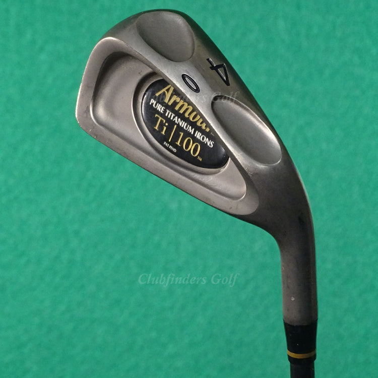 Tommy Armour Ti 100 Single 4 Iron Factory Aldila Graphite Stiff