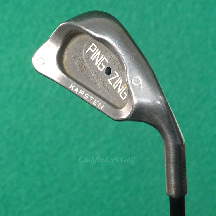 Ping Zing Stainless Black Dot Single 6 Iron UST SR8 Graphite Stiff