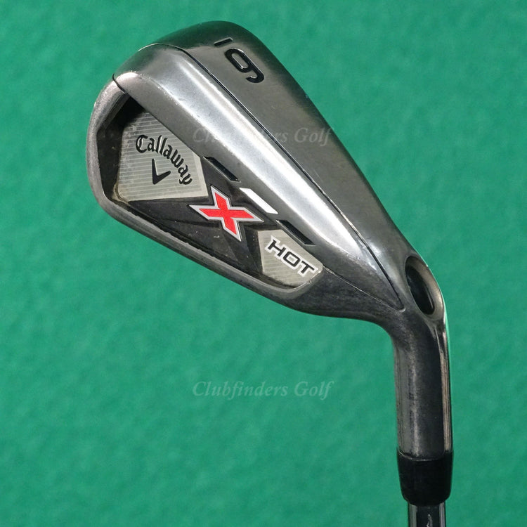 Callaway X-Hot Single 6 Iron True Temper Speed Step 85 Steel Stiff