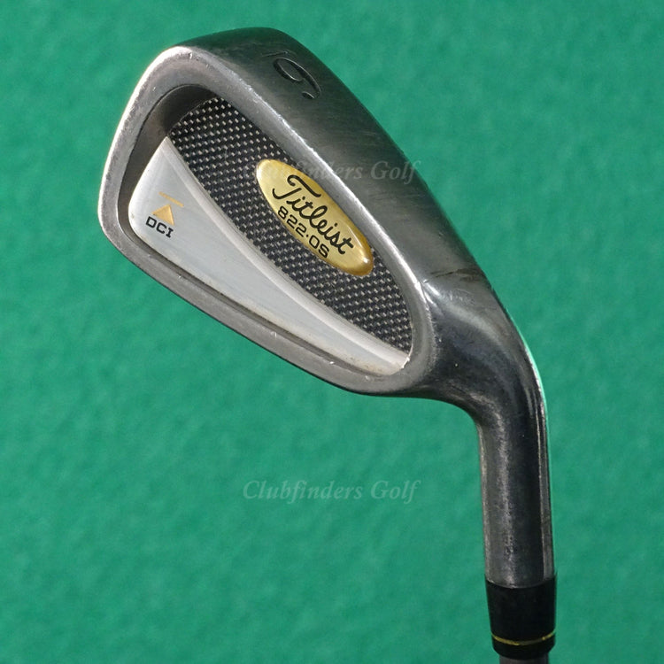 Titleist DCI 822 OS Single 6 Iron Factory Ultralight 75 Graphite Soft Regular