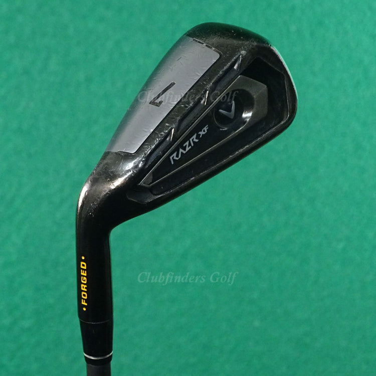 LH Callaway RAZR XF Forged Single 7 Iron Factory I-55G Graphite Seniors