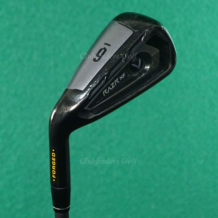 LH Callaway RAZR XF Forged Single 6 Iron Factory I-55G Graphite Seniors