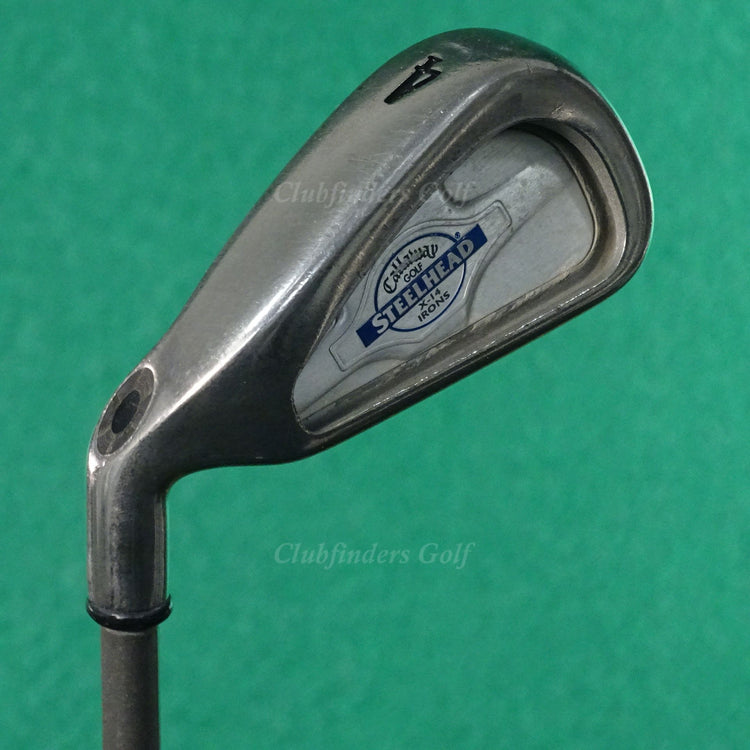 LH Callaway Steelhead X-14 Single 4 Iron Factory Graphite Regular