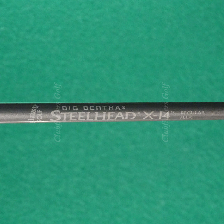 LH Callaway Steelhead X-14 Single 4 Iron Factory Graphite Regular