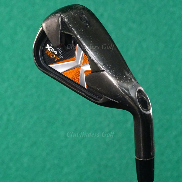 Callaway X-24 Hot Single 6 Iron Project X Rifle 6.5 Steel Extra Stiff
