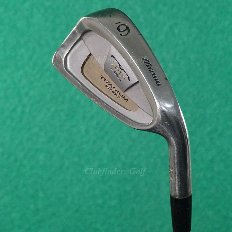Mizuno T-Zoid T3 Oversize Titanium Insert Single 6 Iron Sensicore Steel Stiff