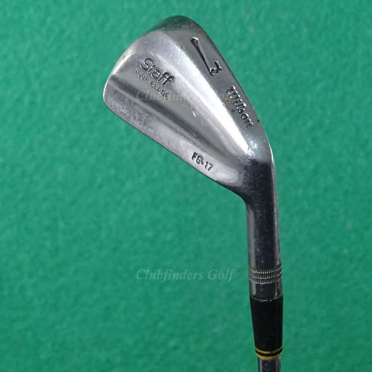 VINTAGE Wilson Staff Tour Blade FG-17 Single 7 Iron Stepped Steel Stiff