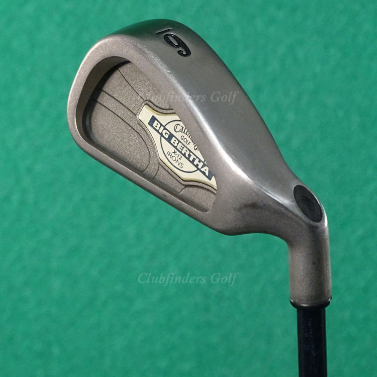 Callaway Big Bertha X-12 Single 6 Iron Factory RCH 99 Graphite Firm