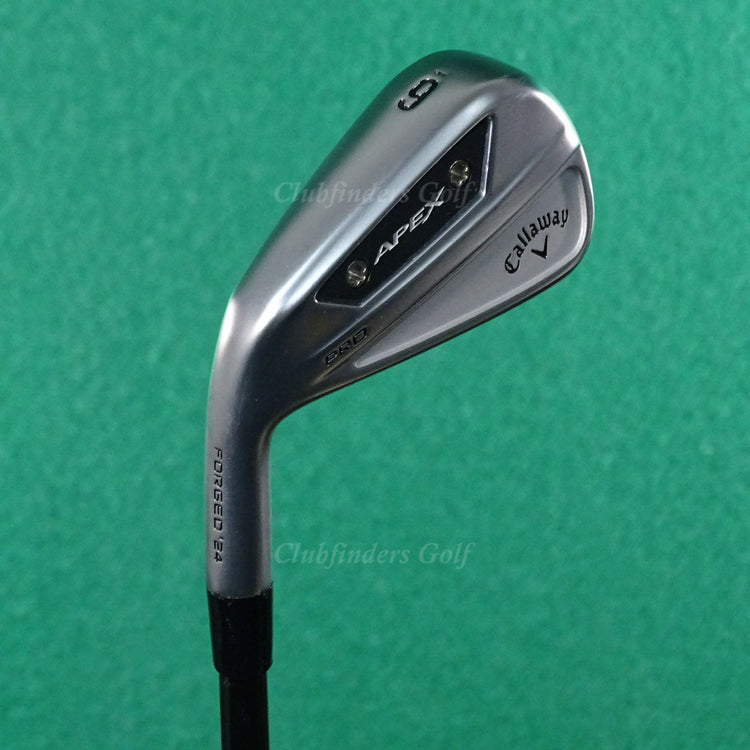 LH Callaway Apex Pro Forged '24 Single 6 Iron Mitsubishi MMT Graphite Regular