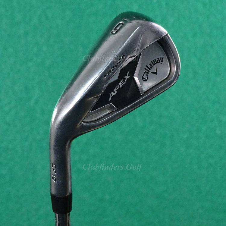 LH Callaway Apex Forged CF19 Single 6 Iron KBS Tour-V 120 Steel Extra Stiff