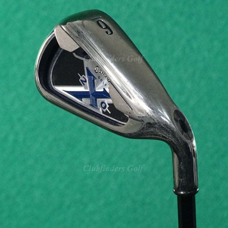 Callaway X-20 Single 6 Iron Factory 75g Graphite Regular DEMO