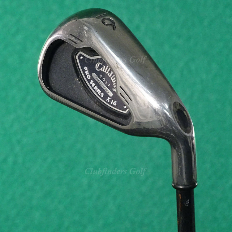 Callaway Steelhead X-16 Pro Series Single 6 Iron RCH Pro M75i Graphite Stiff