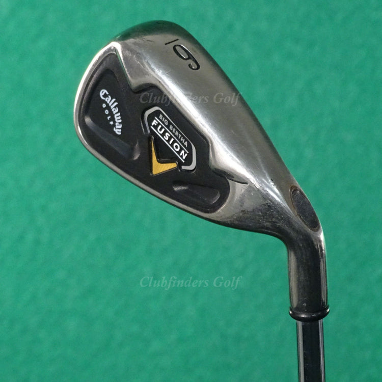 Callaway Big Bertha Fusion Single 6 Iron Factory Nippon NS Pro Steel Uniflex
