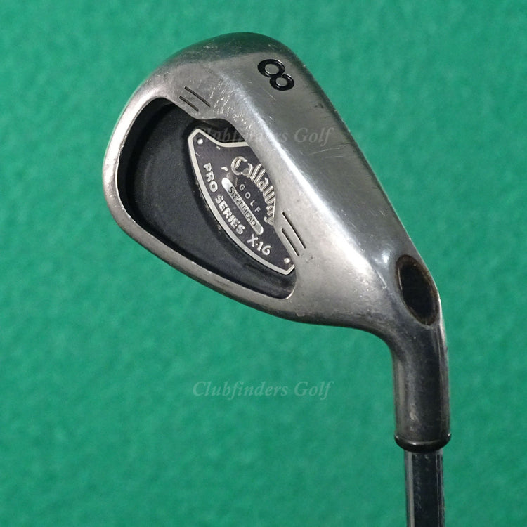 Callaway Steelhead X-16 Pro Series Single 8 Iron Dynamic Gold Steel Stiff