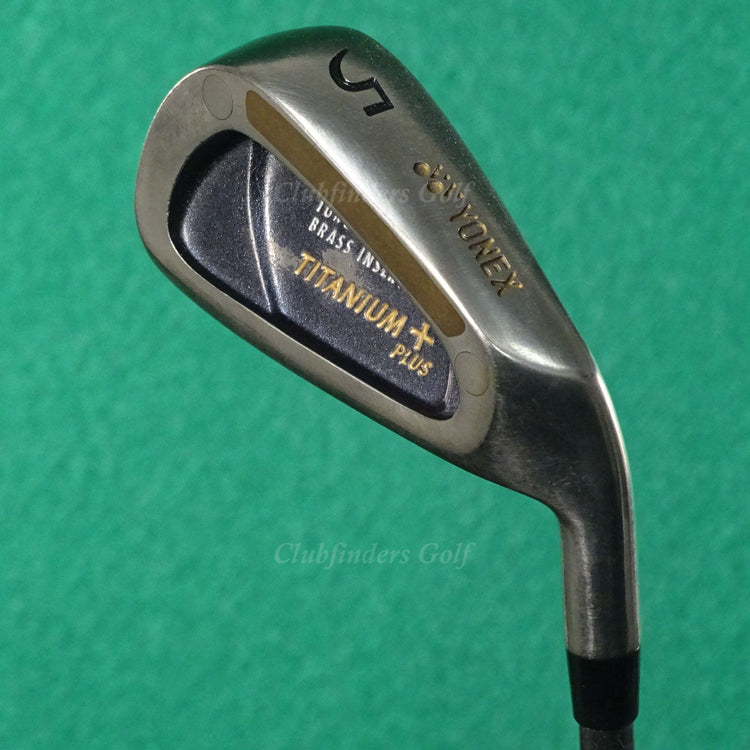 Yonex Titanium Plus Tungsten Brass Insert Single 5 Iron Factory Graphite Regular