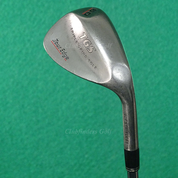 Tour Edge TGS Triple Grind Sole 60° LW Lob Wedge Precision Rifle Steel Stiff