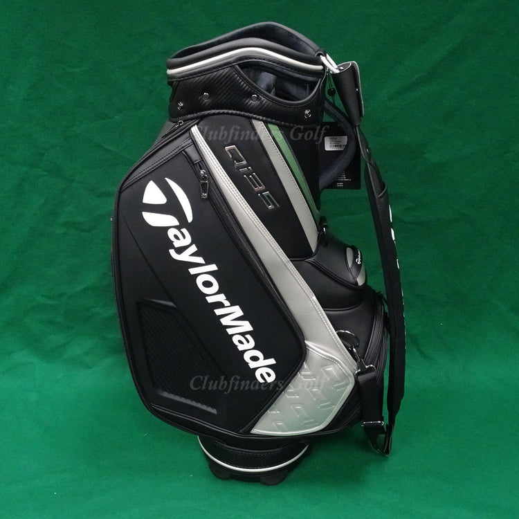 NEW TaylorMade 2025 Qi35 Tour Black/Silver Golf Staff Bag w/ Raincover