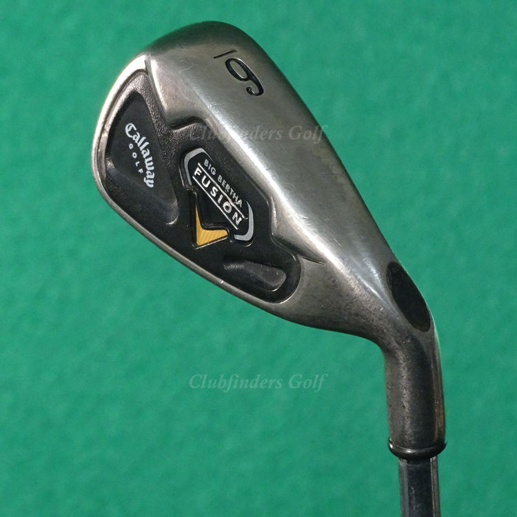 Callaway Big Bertha Fusion Single 6 Iron Factory Nippon 990GH Steel Uniflex