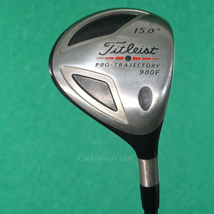 Titleist Pro Trajectory 980F Fairway 15° 3 Wood Fujikura Speeder Graphite Stiff