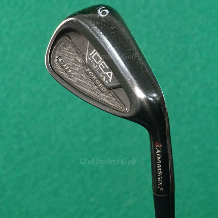 Adams Idea Pro Black CB1 Forged Single 9 Iron Apache PM-40+ Graphite Stiff