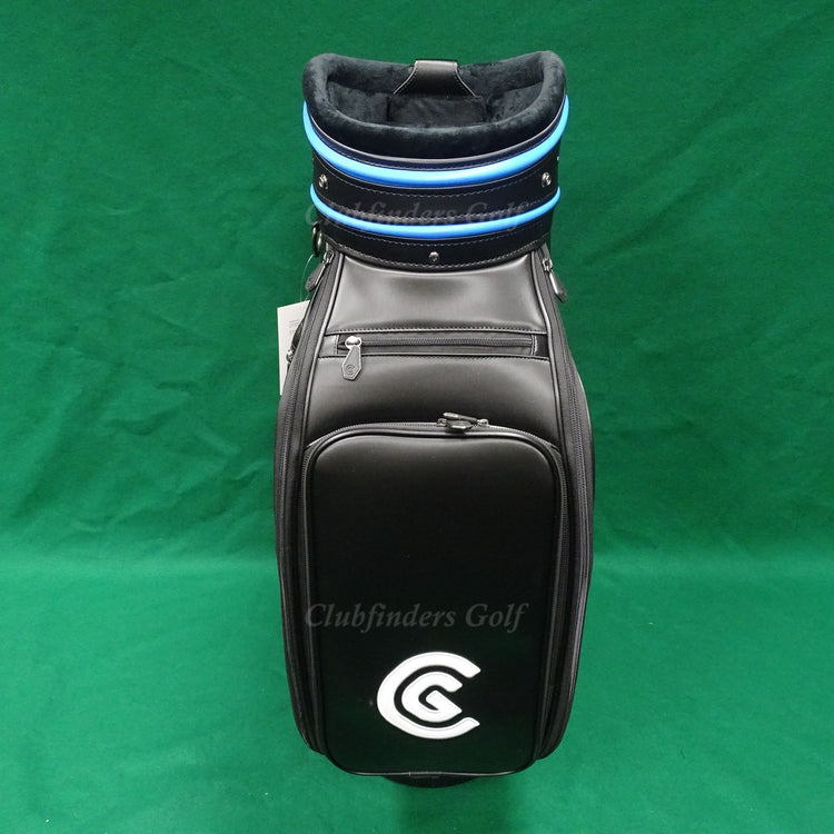 Cleveland CG Staff 9.5" Black / White / Blue Golf Staff Bag w/ Raincover