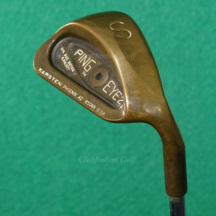 Ping Eye 2 BeCu Copper Black Dot SW Sand Wedge Karsten KT-M Steel Stiff