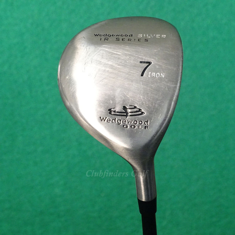 Wedgewood Golf Silver IR Series 34° Single 7 Iron Factory Graphite Seniors
