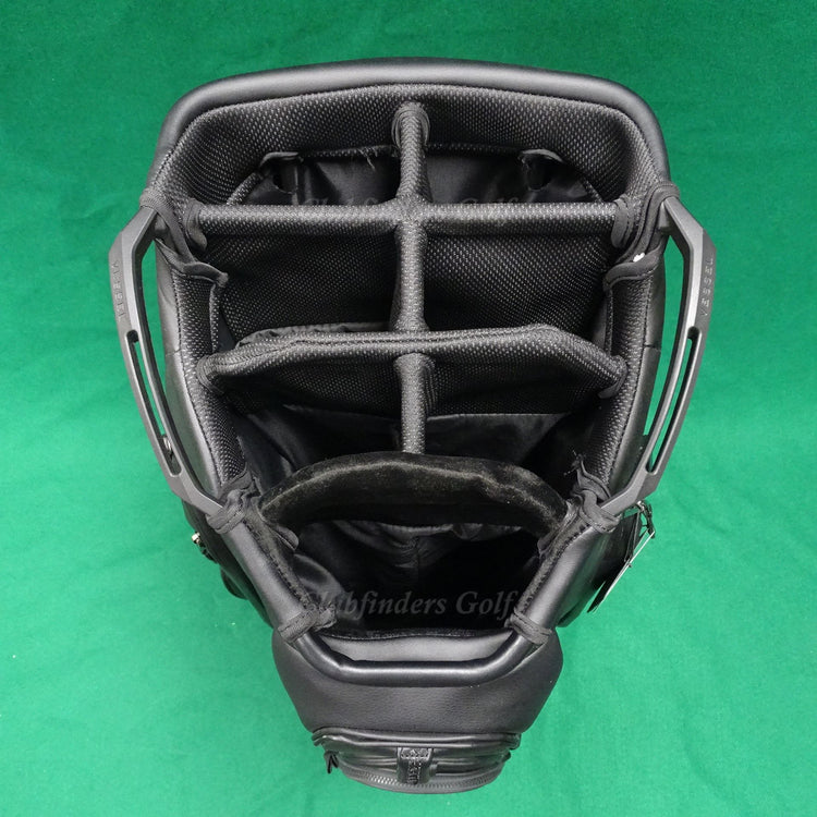 NEW Vessel Lux Pro 7-Way Black Golf Cart Bag w/ Raincover