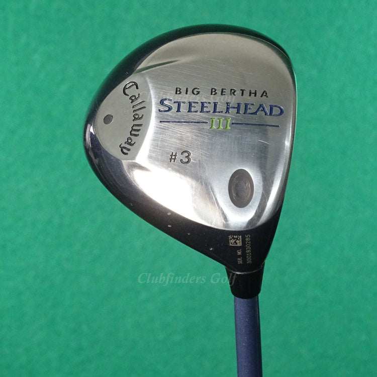 Lady Callaway Big Bertha Steelhead III Fairway 3 Wood System III Graphite Ladies