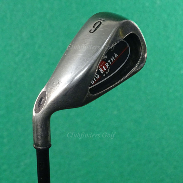 LH Callaway Big Bertha 2004 Single 6 Iron Factory RCH 75i Graphite Light
