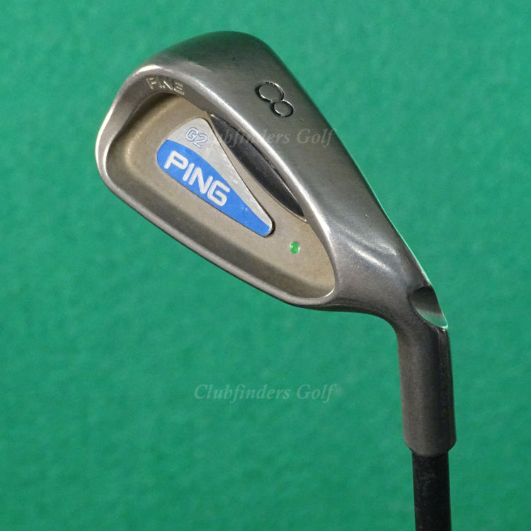 Ping G2 Green Dot Single 8 Iron Factory TFC 100 Graphite Soft Regular