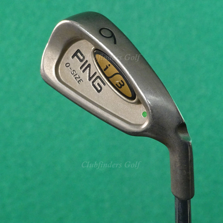 Ping i3 O-Size Green Dot Single 6 Iron Cushin JZ Steel Regular