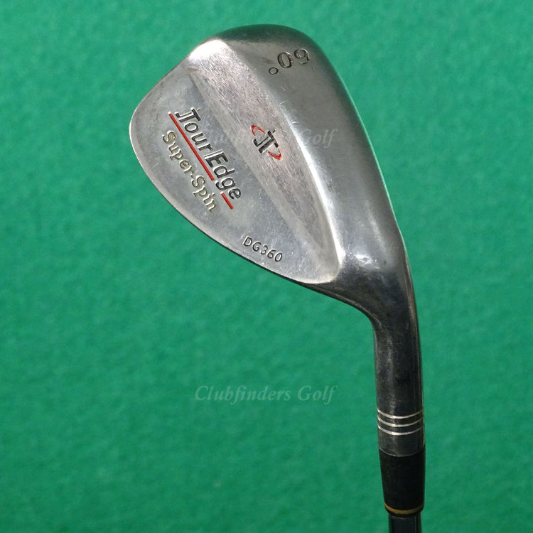 Tour Edge Super Spin DG360 60° LW Lob Wedge Factory PFS Steel Stiff