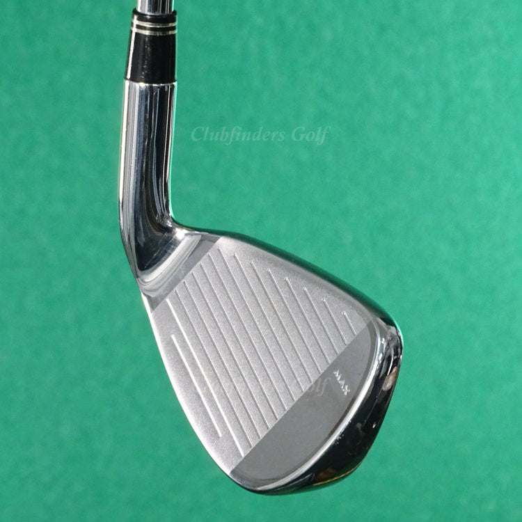 LH TaylorMade r7 CGB MAX Single 6 Iron Factory T-Step Ascending Mass Steel Stiff