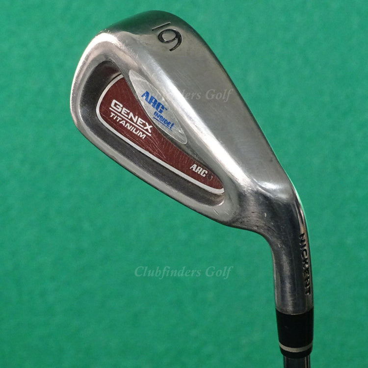 Nickent Genex Titanium Arc Single 6 Iron True Temper ST-90 Speed Tip Steel Stiff