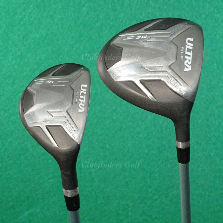JUNIOR Wilson Ultra BLK 3 Wood & 3 Hybrid Graphite Women's SET OF 2 *READ*
